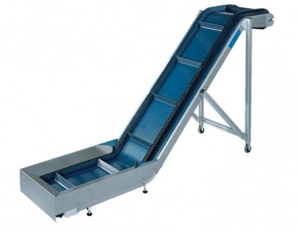 Ленточный конвейер с гофробортами