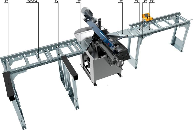 Рольганг для ленточнопильного станка
